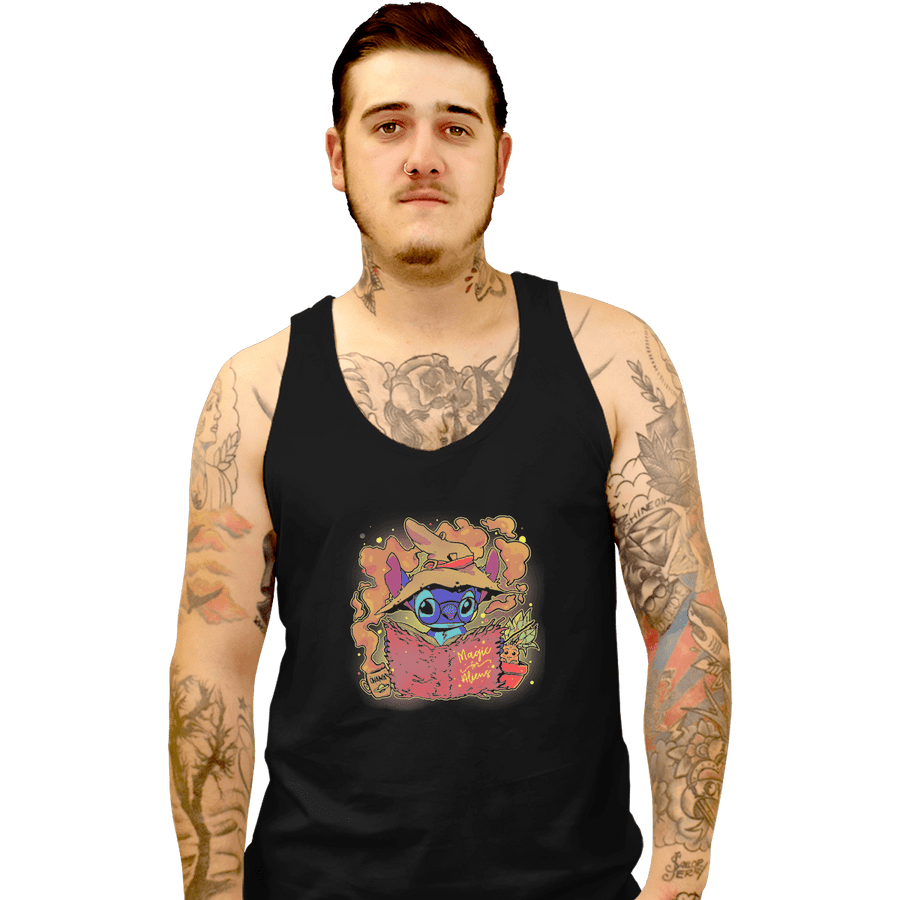 Shirts Tank Top, Unisex / Small / Black Magic Alien