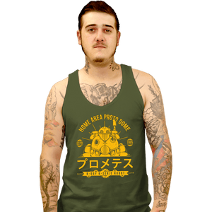 Secret_Shirts Tank Top, Unisex / Small / Military Green Proto Dome Robo