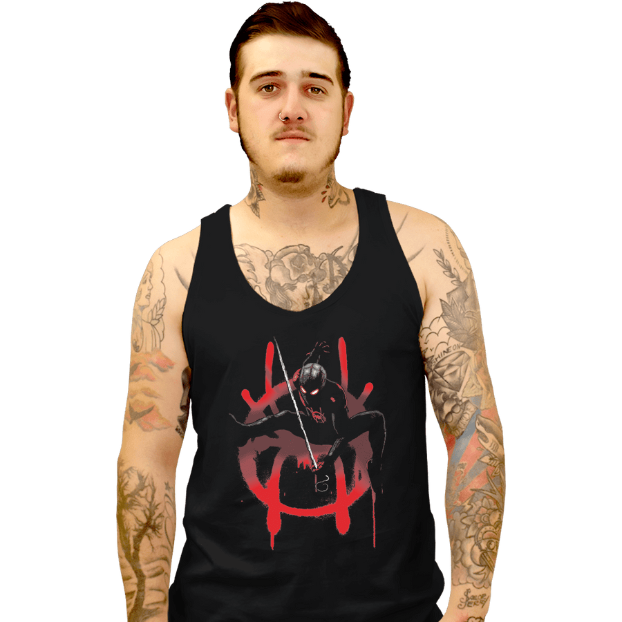 Shirts Tank Top, Unisex / Small / Black Web Slinger