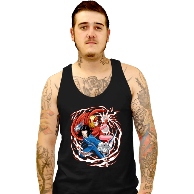 Shirts Tank Top, Unisex / Small / Black Red Ribbon Mutants