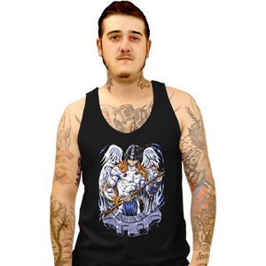 Daily_Deal_Shirts Tank Top, Unisex / Small / Black Battle Angemon