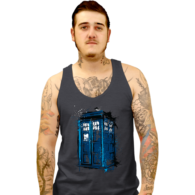 Shirts Tank Top, Unisex / Small / Dark Heather Time-And-Space
