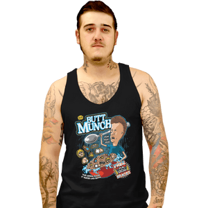 Shirts Tank Top, Unisex / Small / Black Butt Munch