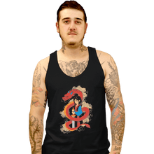 Load image into Gallery viewer, Shirts Tank Top, Unisex / Small / Black Mulan And The Dragon
