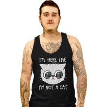 Load image into Gallery viewer, Secret_Shirts Tank Top, Unisex / Small / Black Not Cat
