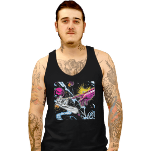 Shirts Tank Top, Unisex / Small / Black Creation Of Silver Surfer