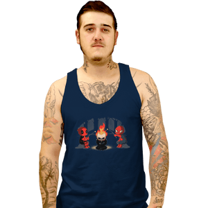 Shirts Tank Top, Unisex / Small / Navy Heroes Camp