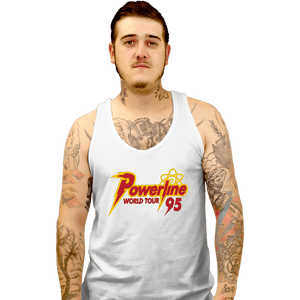 Daily_Deal_Shirts Tank Top, Unisex / Small / White Powerline Tour 95