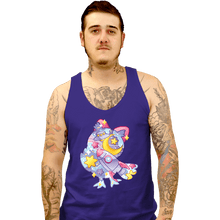 Load image into Gallery viewer, Shirts Tank Top, Unisex / Small / Violet Magical Silhouettes - Celeste
