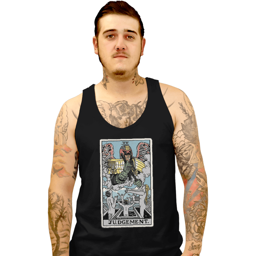 Shirts Tank Top, Unisex / Small / Black Judgement