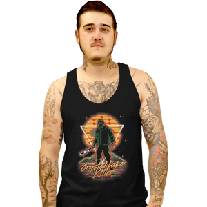 Shirts Tank Top, Unisex / Small / Black Retro Camper Killer