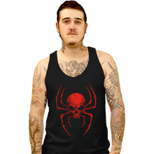 Load image into Gallery viewer, Daily_Deal_Shirts Tank Top, Unisex / Small / Black Spider Skull
