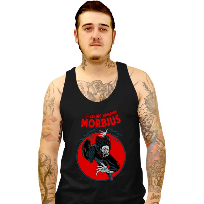 Shirts Tank Top, Unisex / Small / Black The Living Vampire Morbius