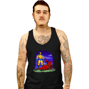 Daily_Deal_Shirts Tank Top, Unisex / Small / Black Mutant Butt