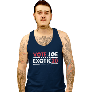 Shirts Tank Top, Unisex / Small / Navy Vote For Joe