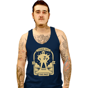 Shirts Tank Top, Unisex / Small / Navy Cave Of The Past