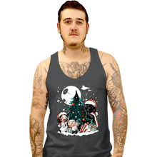 Load image into Gallery viewer, Daily_Deal_Shirts Tank Top, Unisex / Small / Charcoal Christmas In The Stars
