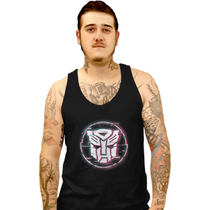 Shirts Tank Top, Unisex / Small / Black Autobots Glitch