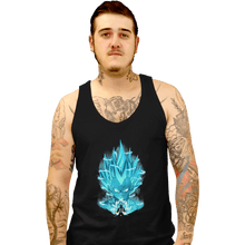 Load image into Gallery viewer, Shirts Tank Top, Unisex / Small / Black Super Saiyan Blue
