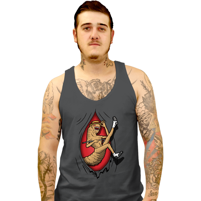 Shirts Tank Top, Unisex / Small / Charcoal Hello Ma Honey