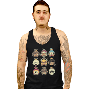 Shirts Tank Top, Unisex / Small / Black Evil Waifus