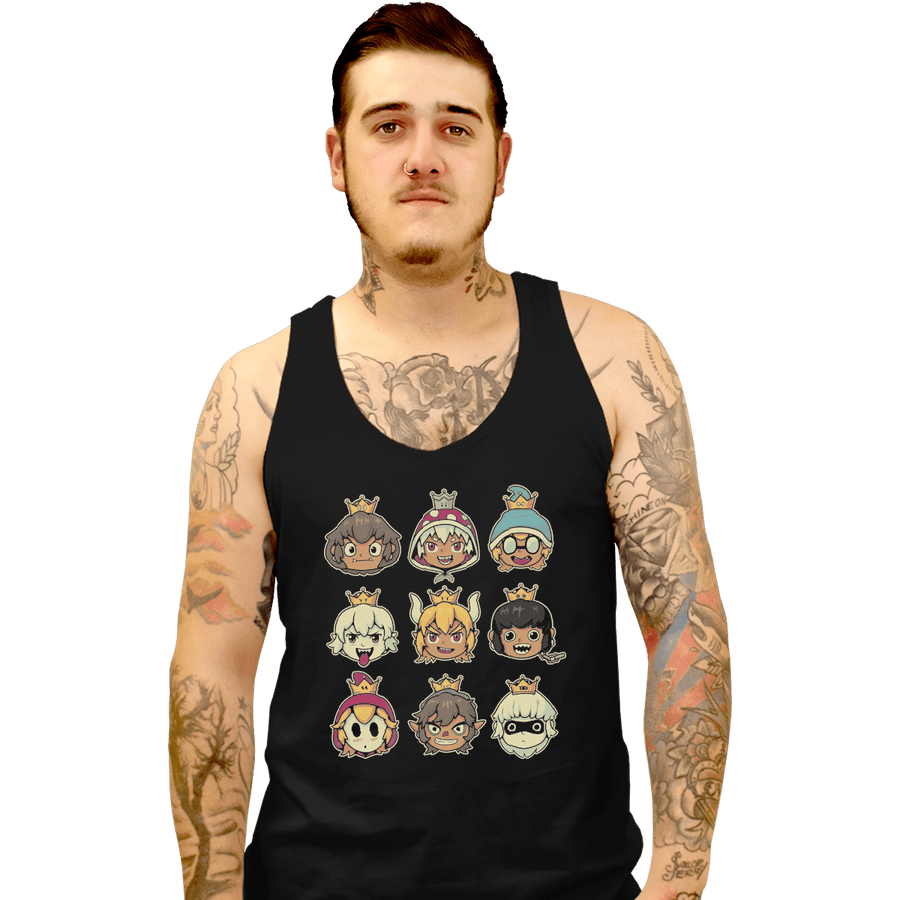 Shirts Tank Top, Unisex / Small / Black Evil Waifus