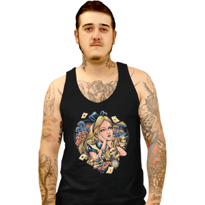 Shirts Tank Top, Unisex / Small / Black Curious Heart