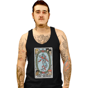 Shirts Tank Top, Unisex / Small / Black The World
