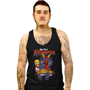 Daily_Deal_Shirts Tank Top, Unisex / Small / Black My Pet Krampus