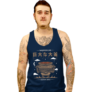 Daily_Deal_Shirts Tank Top, Unisex / Small / Navy The Warrior Jar