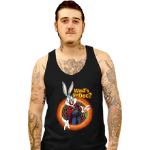 Load image into Gallery viewer, Daily_Deal_Shirts Tank Top, Unisex / Small / Black Doctor Bunny Looneyverse
