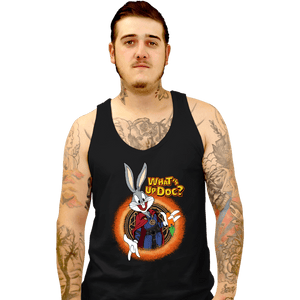 Daily_Deal_Shirts Tank Top, Unisex / Small / Black Doctor Bunny Looneyverse