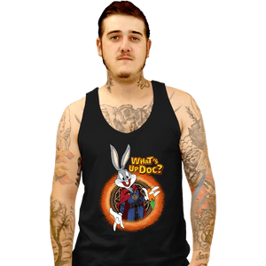 Daily_Deal_Shirts Tank Top, Unisex / Small / Black Doctor Bunny Looneyverse
