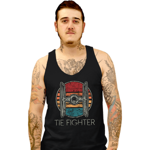 Shirts Tank Top, Unisex / Small / Black Vintage Dark Fighters