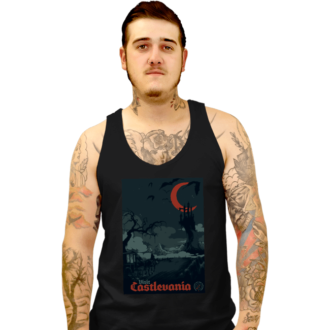 Secret_Shirts Tank Top, Unisex / Small / Black Visit Castlevania