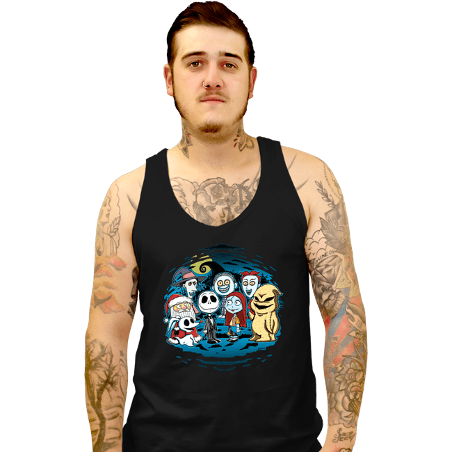Daily_Deal_Shirts Tank Top, Unisex / Small / Black Halloween Friends