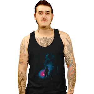 Daily_Deal_Shirts Tank Top, Unisex / Small / Black Attack On T-Rex