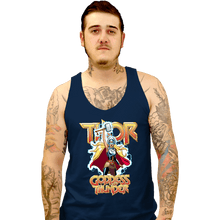 Load image into Gallery viewer, Daily_Deal_Shirts Tank Top, Unisex / Small / Navy Mighty Thor
