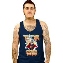 Load image into Gallery viewer, Daily_Deal_Shirts Tank Top, Unisex / Small / Navy Mighty Thor
