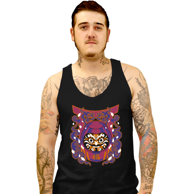 Shirts Tank Top, Unisex / Small / Black Daruma