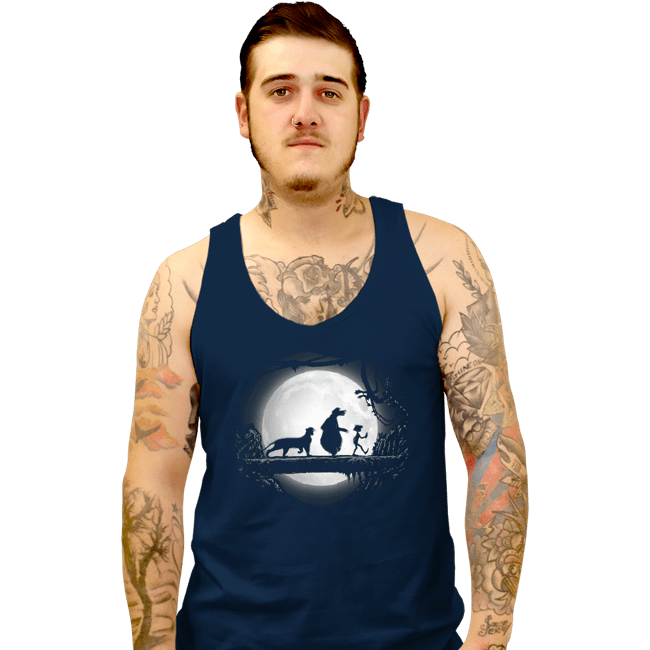 Shirts Tank Top, Unisex / Small / Navy Hakuna Matata In The Jungle