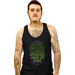 Shirts Tank Top, Unisex / Small / Black Another Glorious Morning