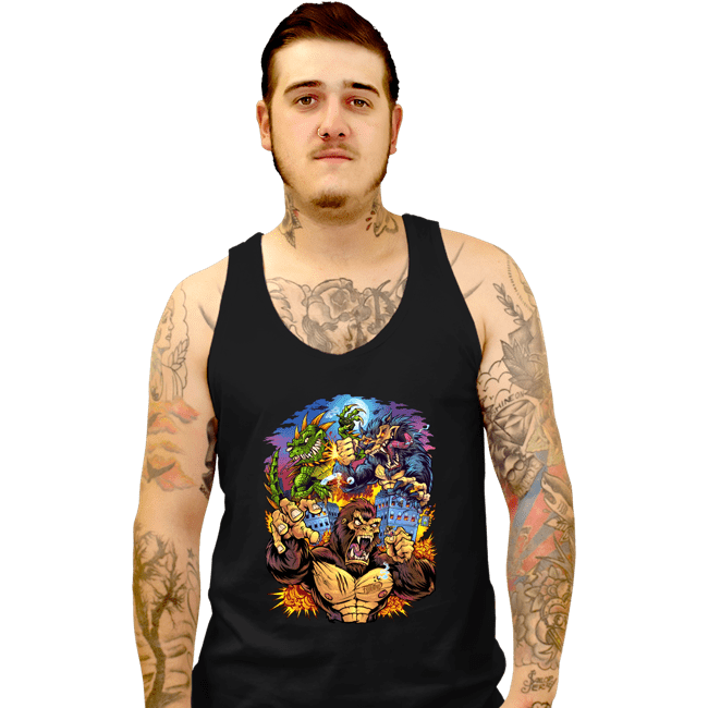 Daily_Deal_Shirts Tank Top, Unisex / Small / Black Rampage Arcade Tribute