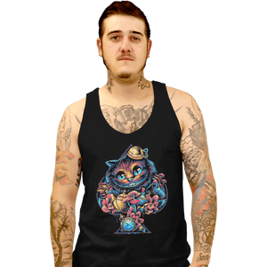 Shirts Tank Top, Unisex / Small / Black Mysterious Spade