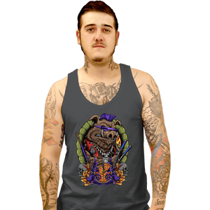 Daily_Deal_Shirts Tank Top, Unisex / Small / Charcoal Bebop Crest