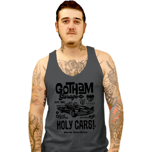 Daily_Deal_Shirts Tank Top, Unisex / Small / Charcoal Gotham Garage LTD