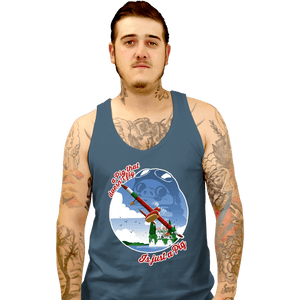 Shirts Tank Top, Unisex / Small / Indigo Blue A Pig That Doesn't Fly