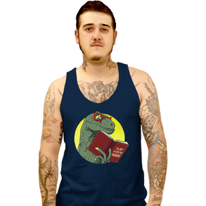 Shirts Tank Top, Unisex / Small / Navy Mmmm Clever Girl