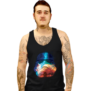 Daily_Deal_Shirts Tank Top, Unisex / Small / Black Galactic Stormtrooper