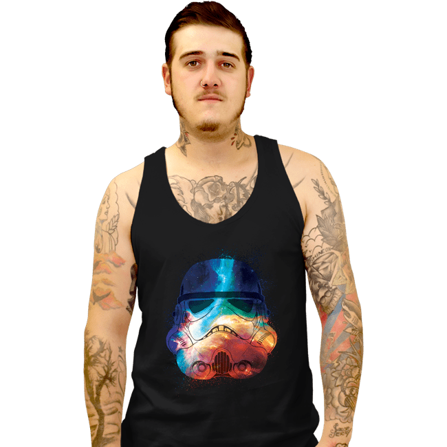 Daily_Deal_Shirts Tank Top, Unisex / Small / Black Galactic Stormtrooper